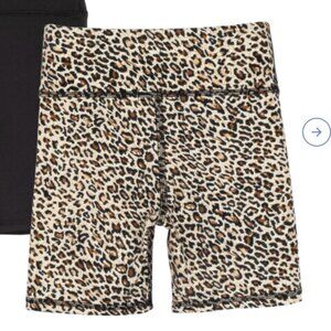 NWT Neon Rebels Leopard Bike Shorts - 8Y